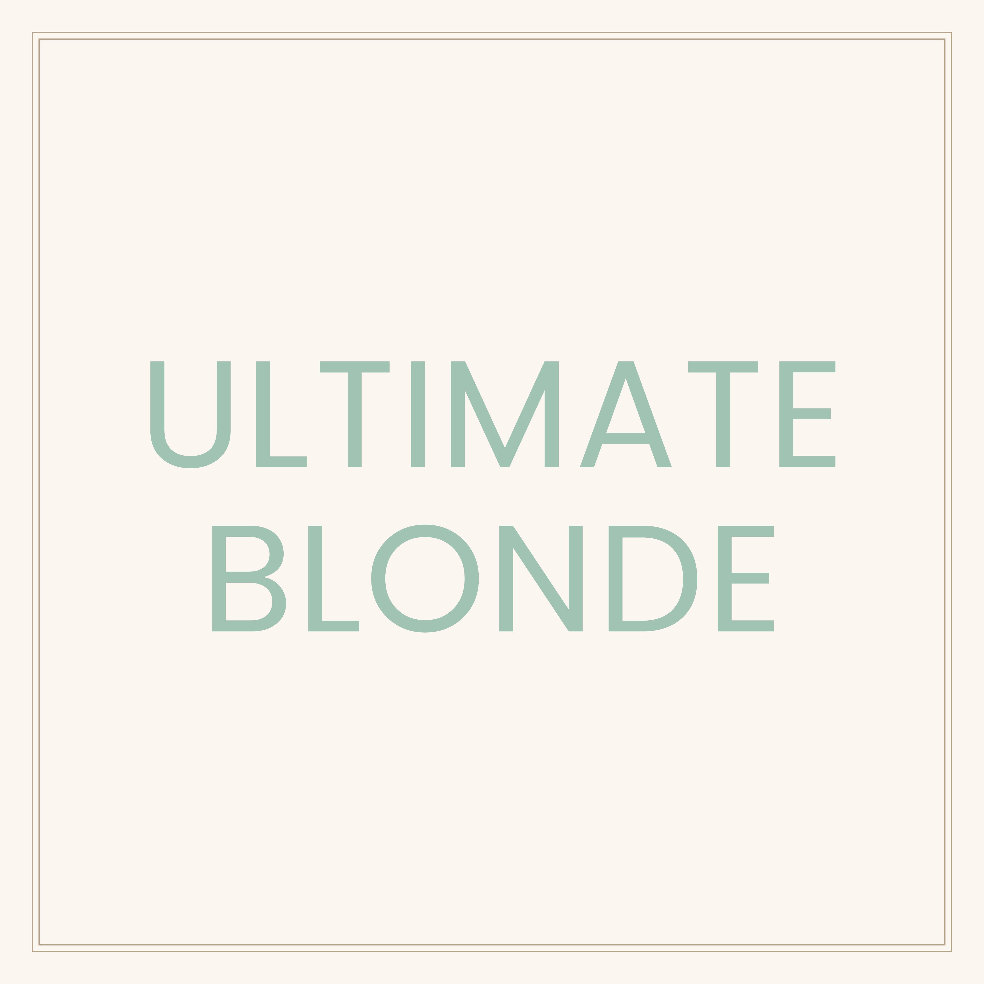 Kor ultimate blonde social post cover april 2019