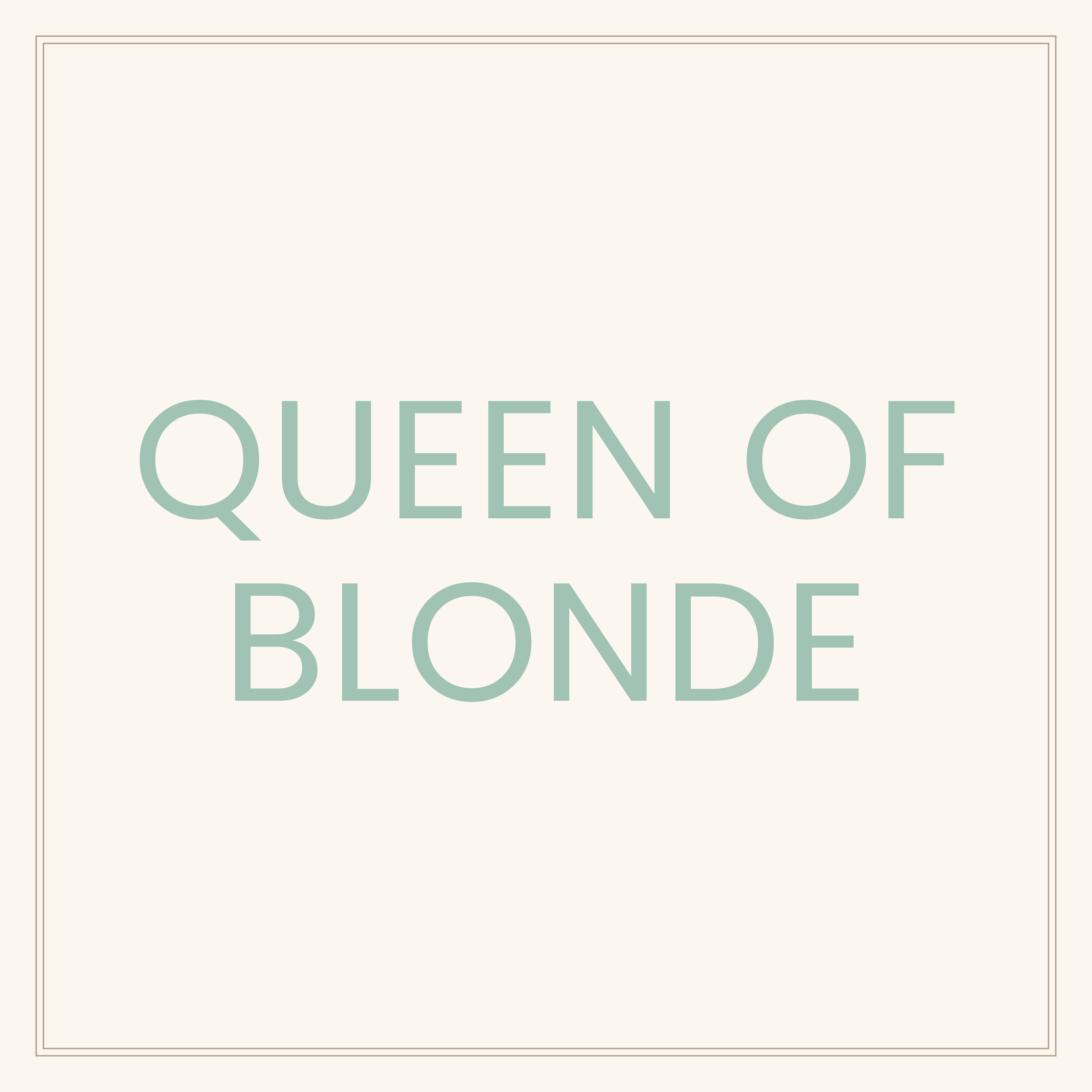 Kor queen of blonde social post cover april 2019